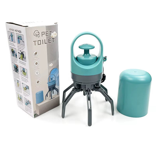 Portable Outdoor Pet Waste Bag with 6-Claw Poop Scooper for Dogs Cats Travel Camping Eco-Friendly Durable Design